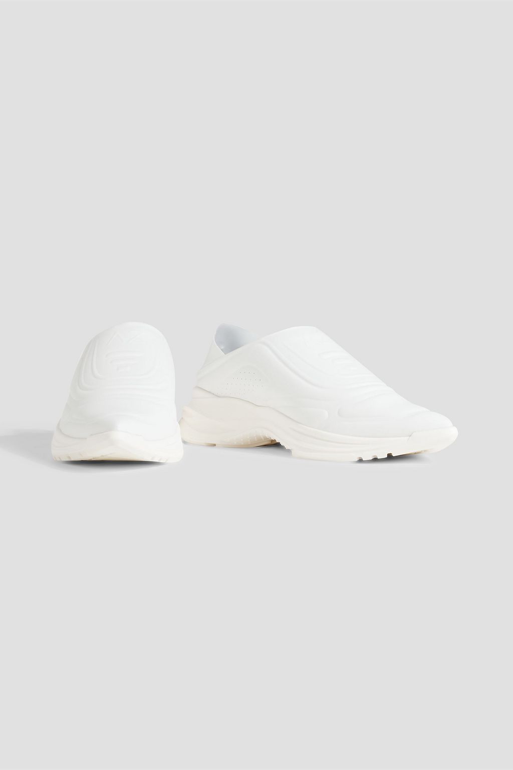 AZ FACTORY Perforated neoprene collapsible-heel slip-on sneakers