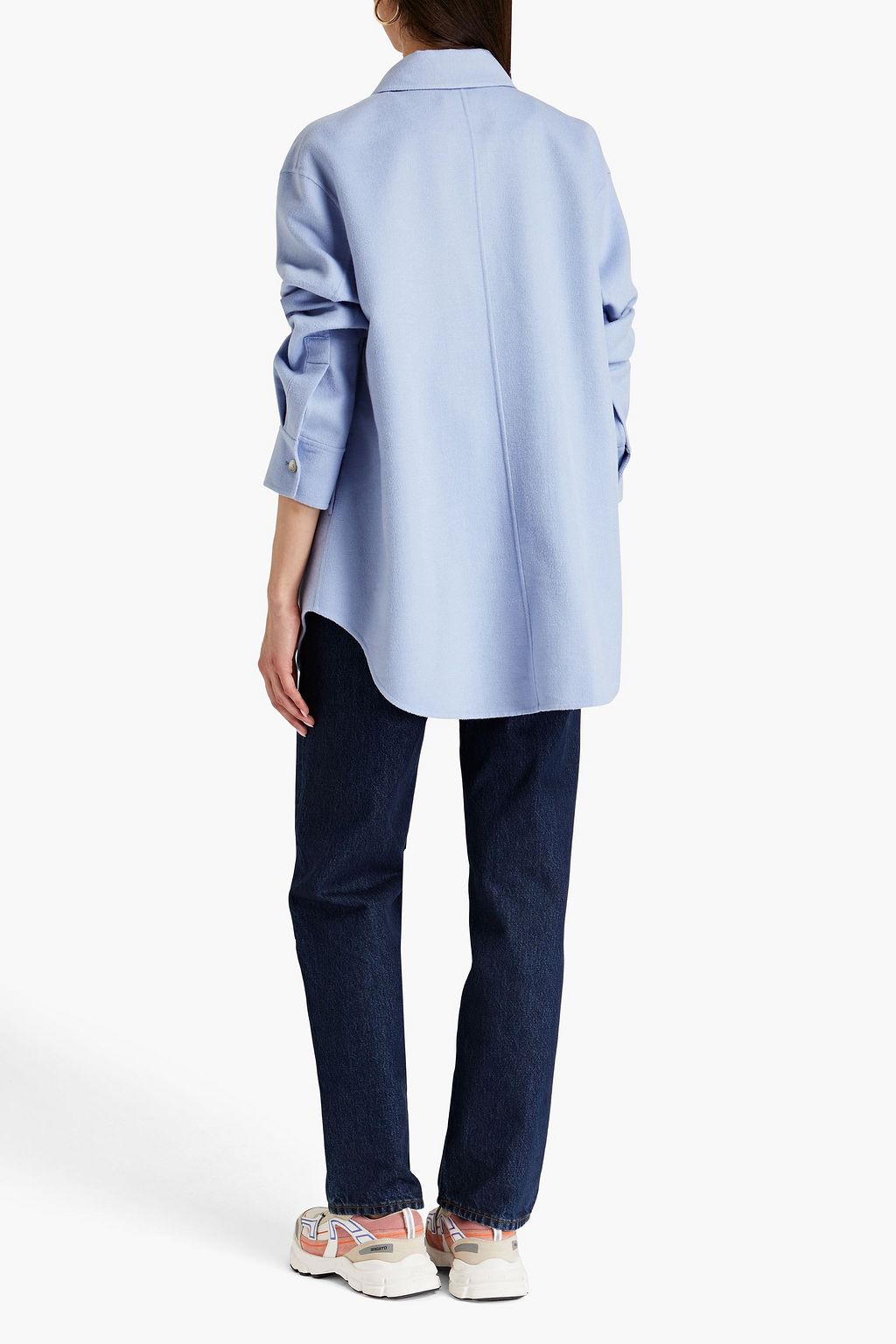 JOSEPH Jelia wool and silk-blend shirt jacket