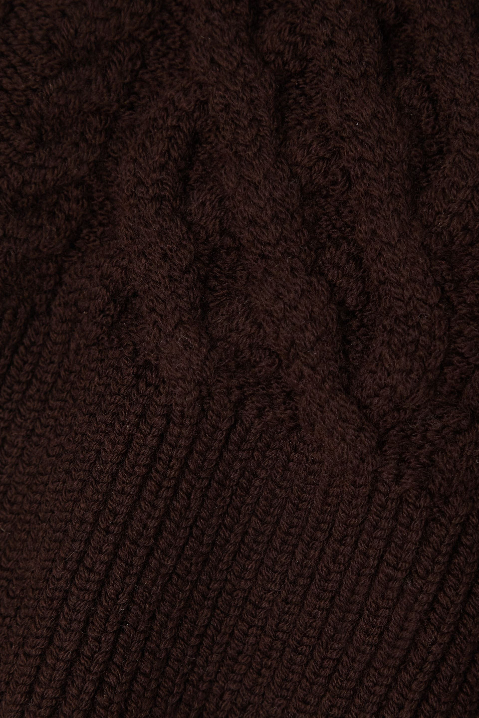EMILIA WICKSTEAD BIMBA STRAPLESS CROPPED CABLE-KNIT WOOL-BLEND TOP