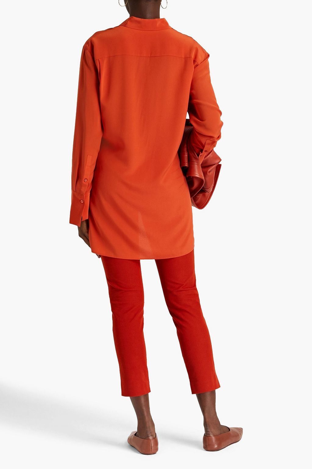 JOSEPH Bold silk crepe de chine shirt