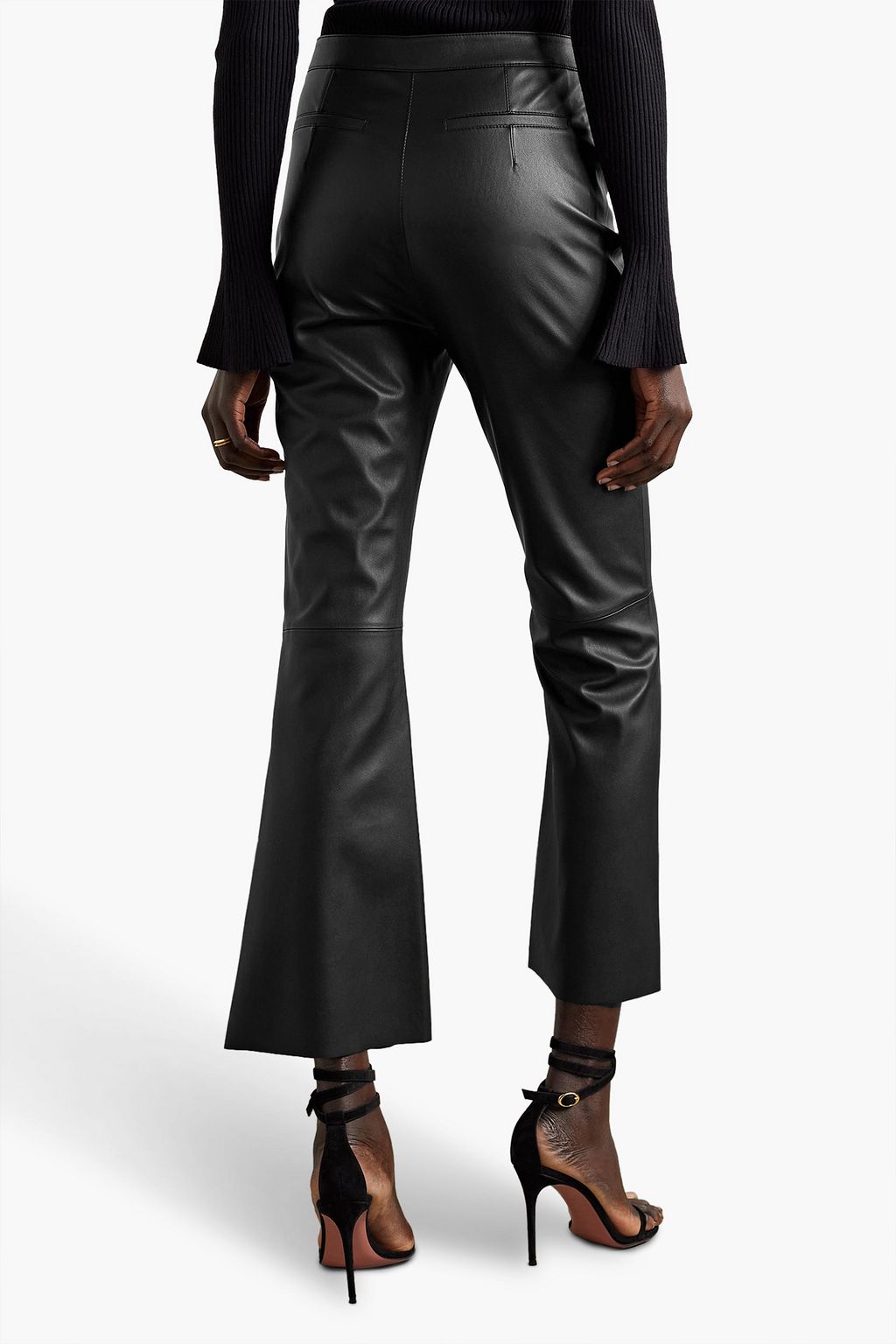 SAFIYAA Mari faux leather flared pants