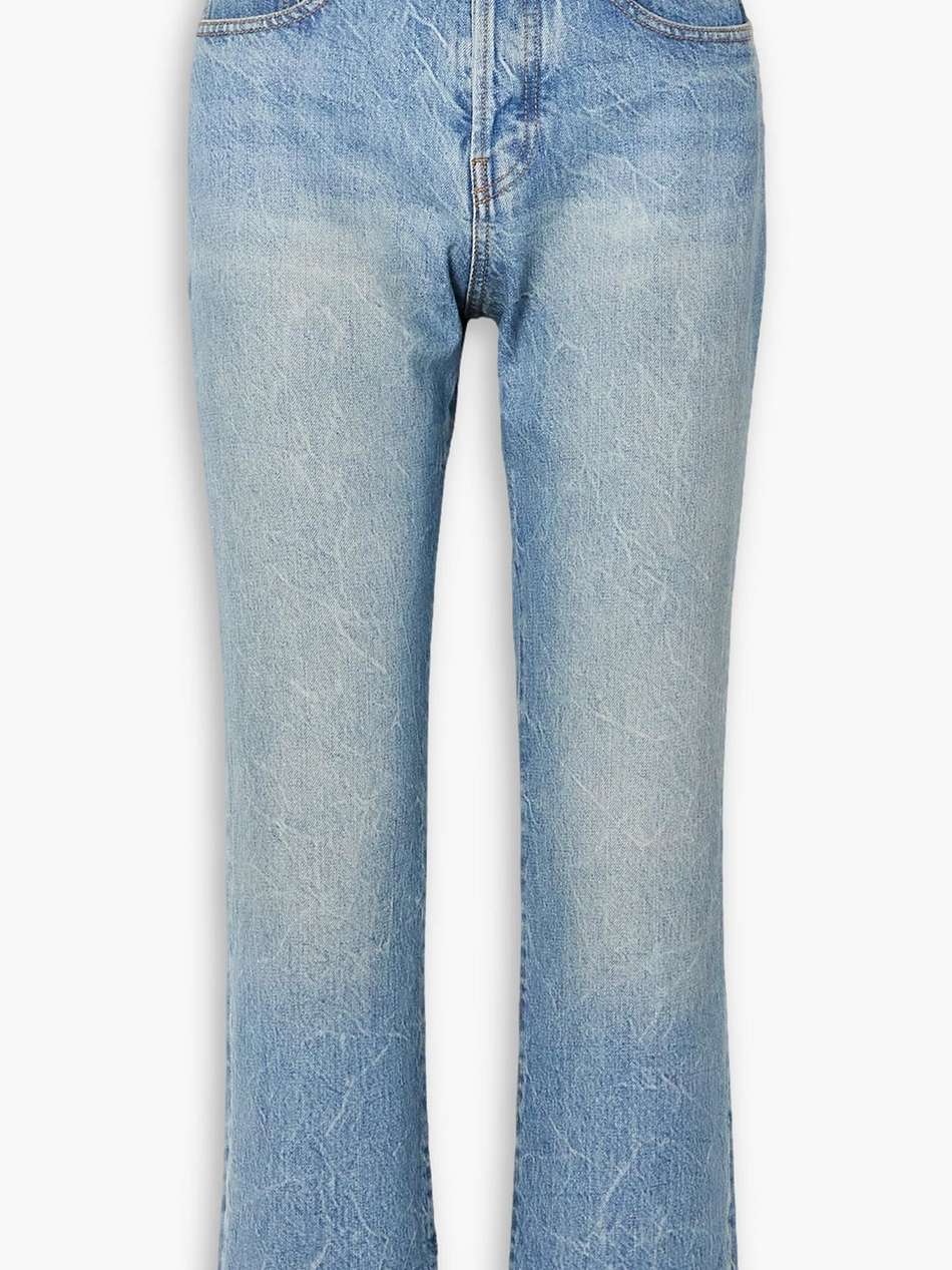 victoria cropped mid-rise straight-leg jeans