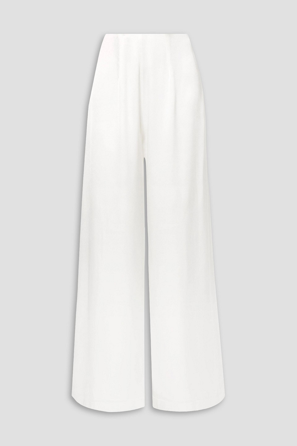 Vanessa Cocchiaro The Coco Hose Mit Weitem Bein Aus Satin In Ivory