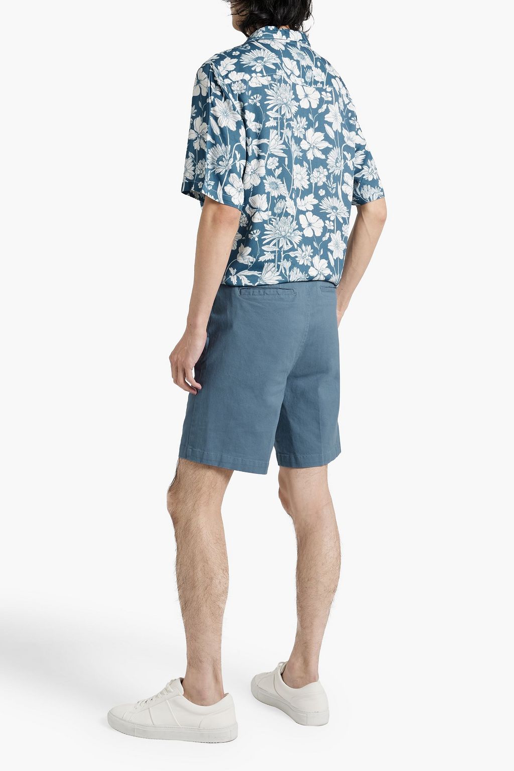 ONIA Floral-print twill shirt