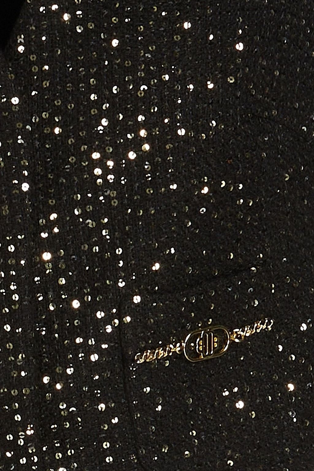 MAJE Sequined tweed vest