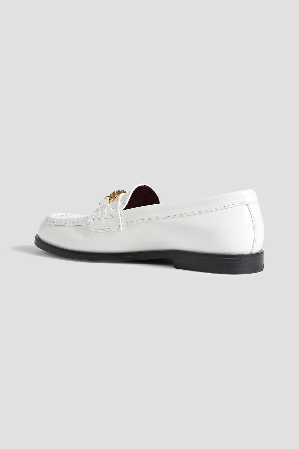 VALENTINO GARAVANI VLOGO Chain leather loafers