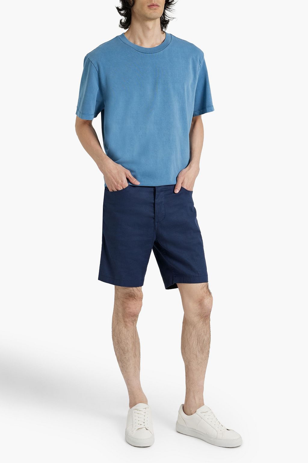 ONIA Traveler linen-blend shorts