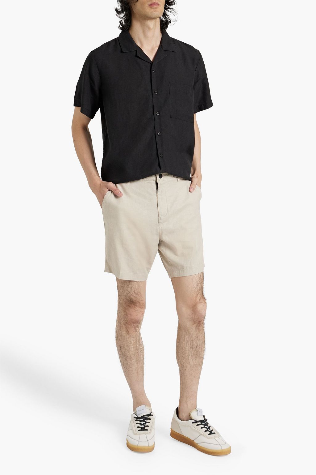 ONIA Linen-blend shorts