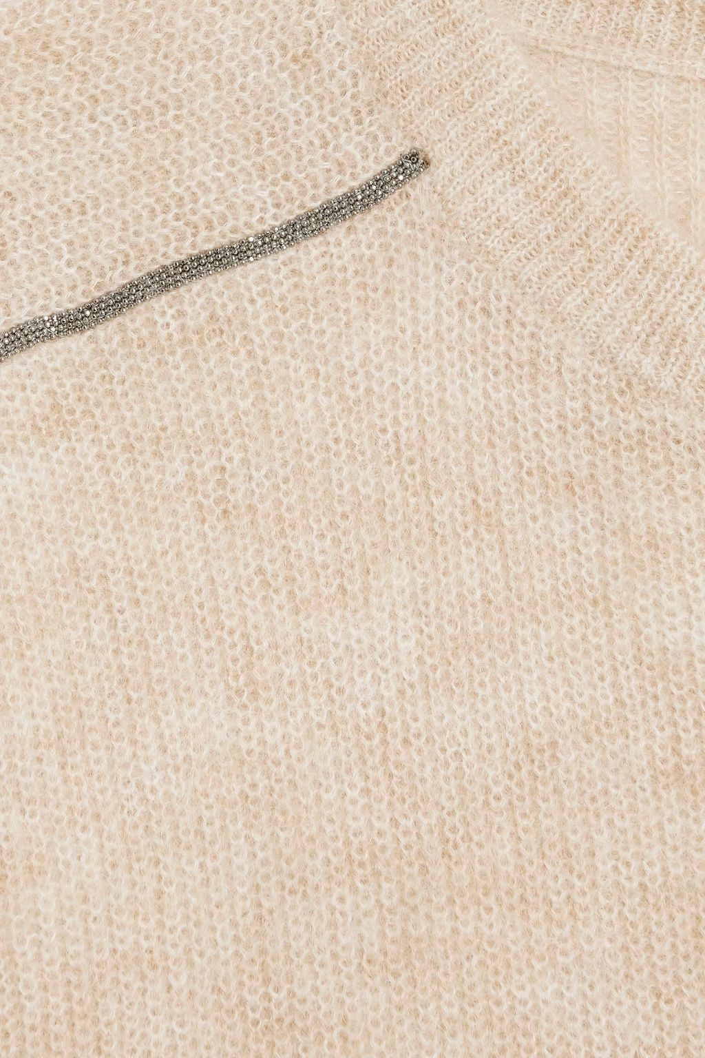 BRUNELLO CUCINELLI Bead-embellished mohair-blend sweater