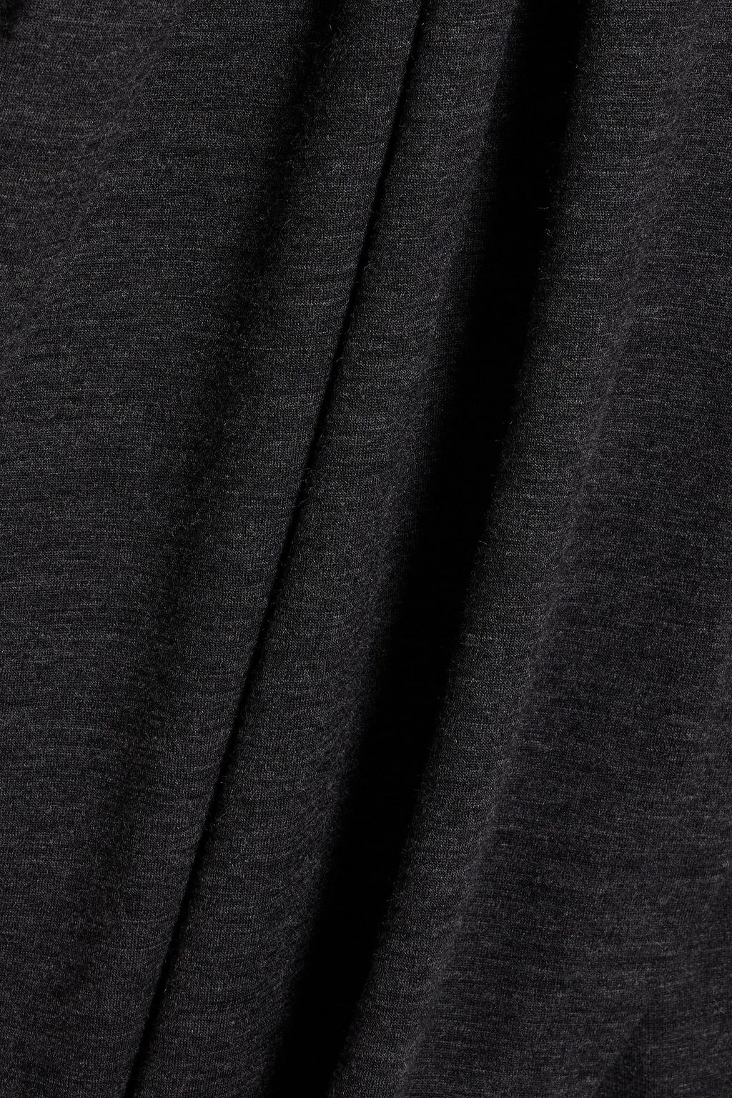 BRUNELLO CUCINELLI Wrap-effect bead-embellished wool-blend jersey dress