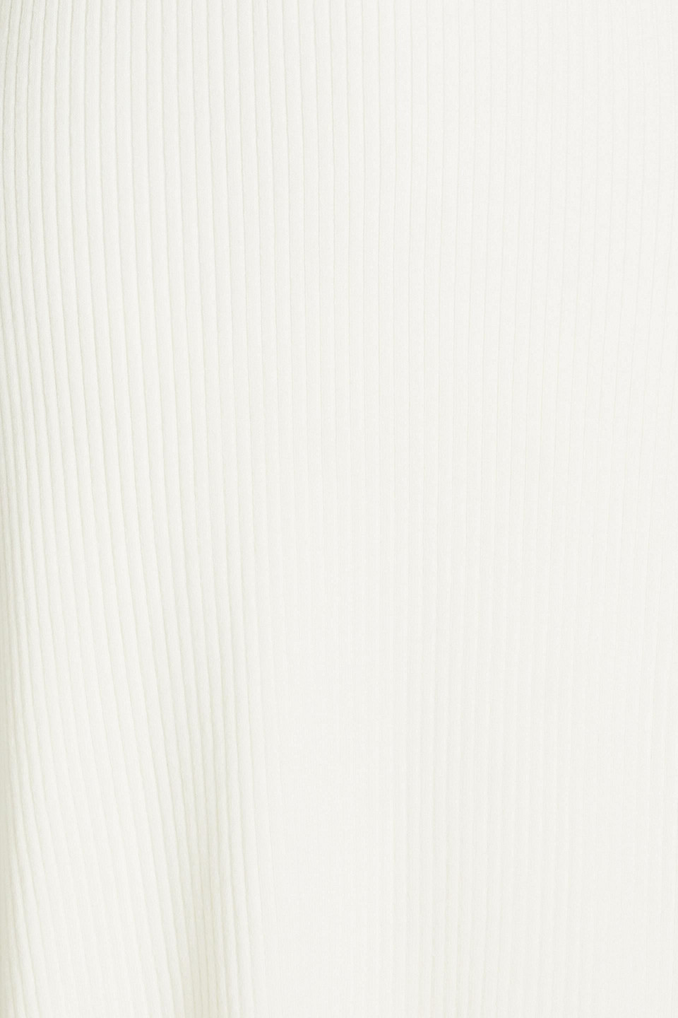 Maje Midikleid Aus Einer Gerippten Wollmischung In Ivory