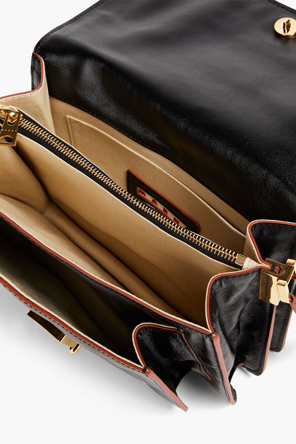 MARNI حقيبة كتف من الجلد