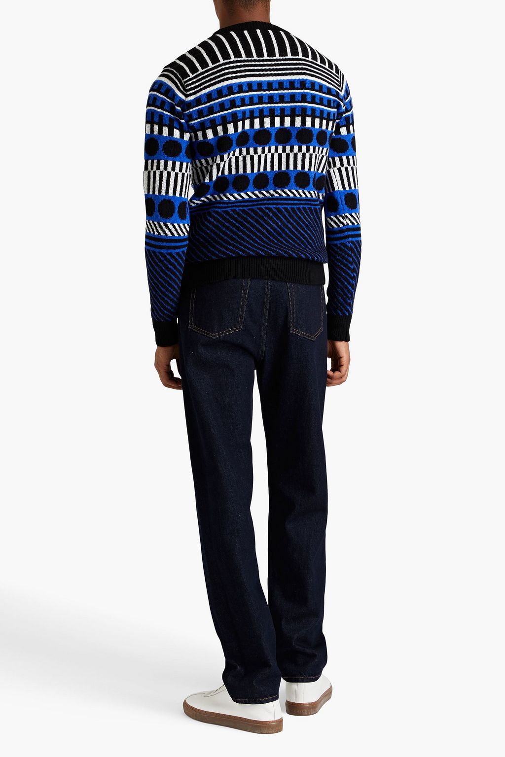SUNSPEL Jacquard-knit wool sweater
