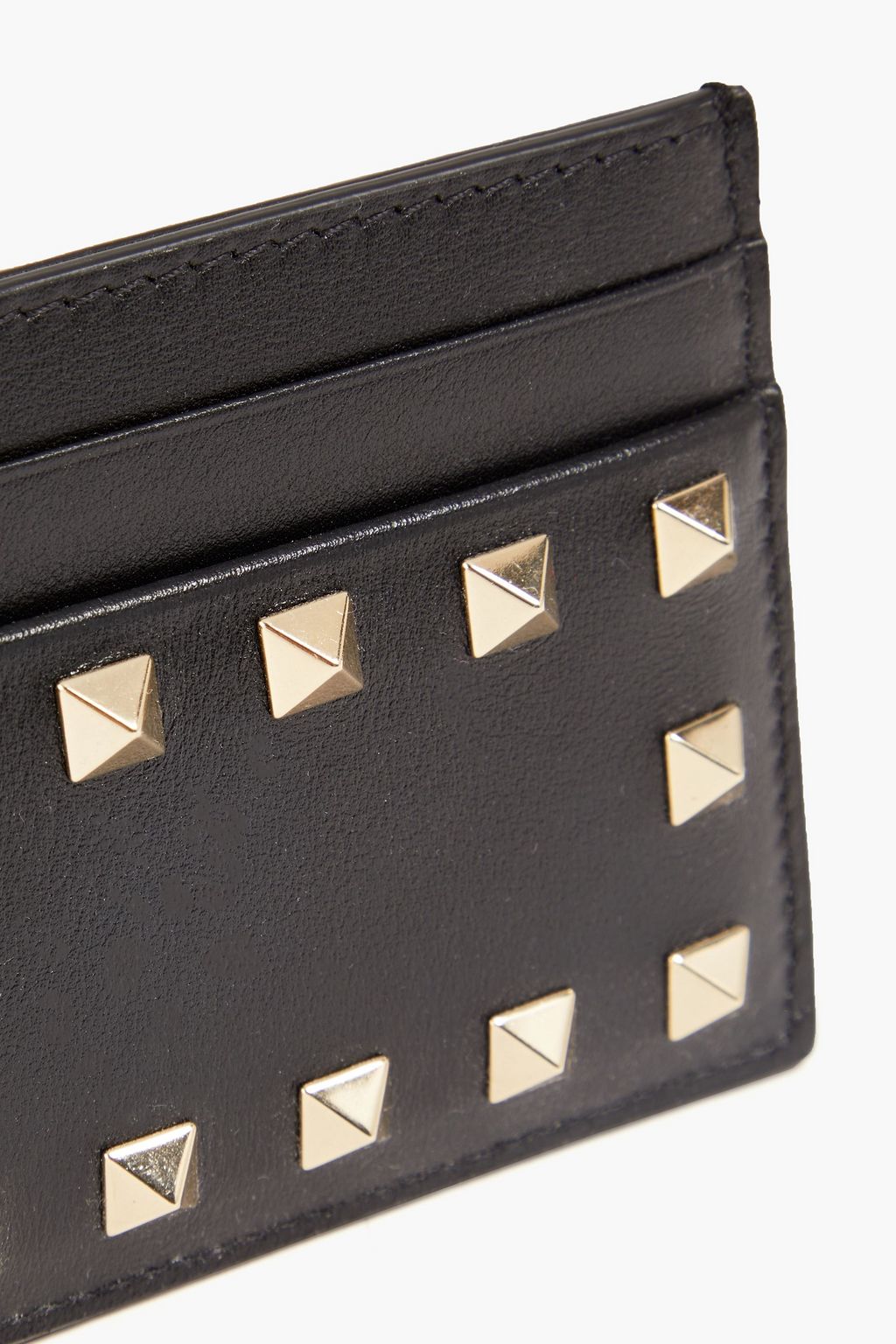 VALENTINO GARAVANI Rockstud leather cardholder