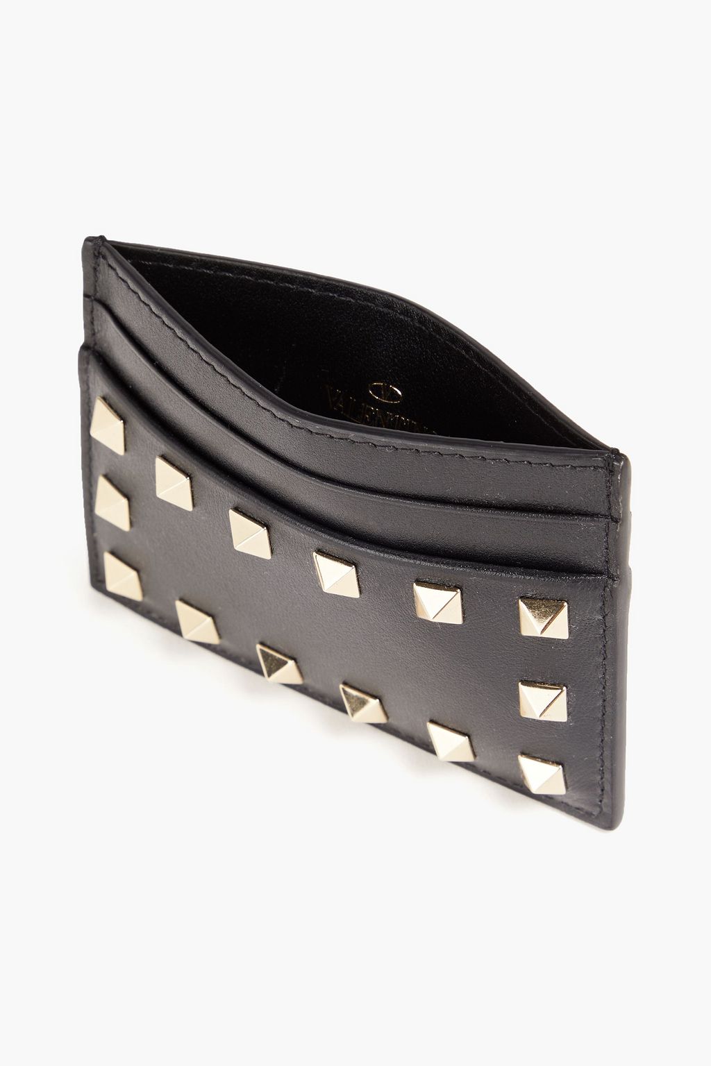 VALENTINO GARAVANI Rockstud leather cardholder
