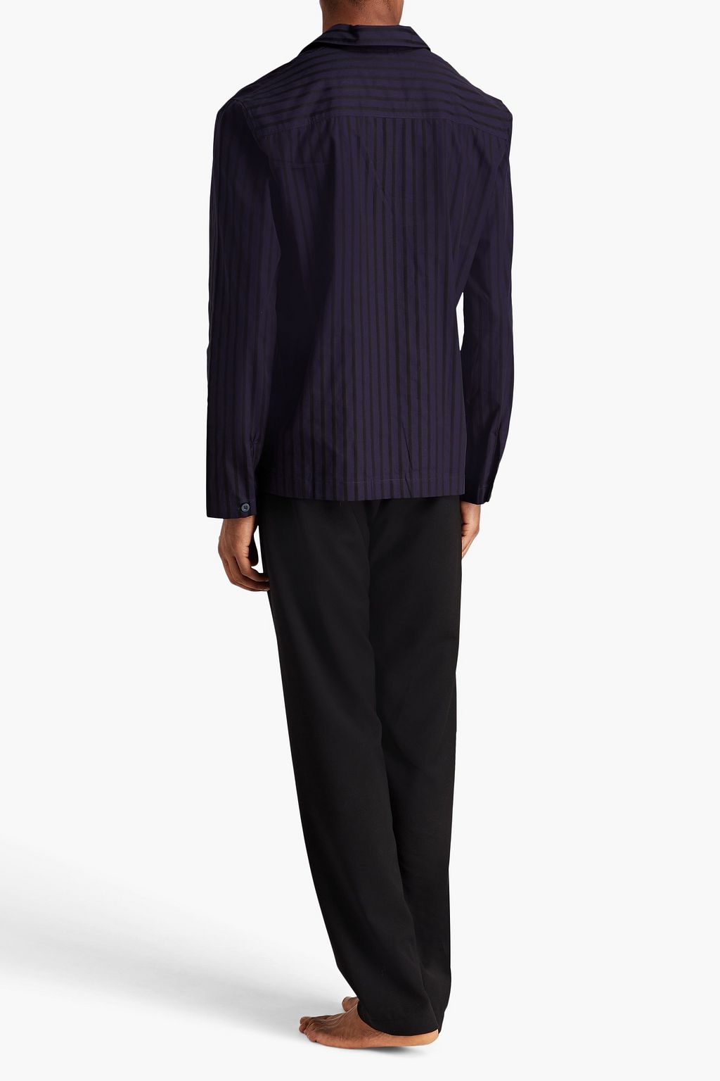 SUNSPEL Checked cotton pajama top