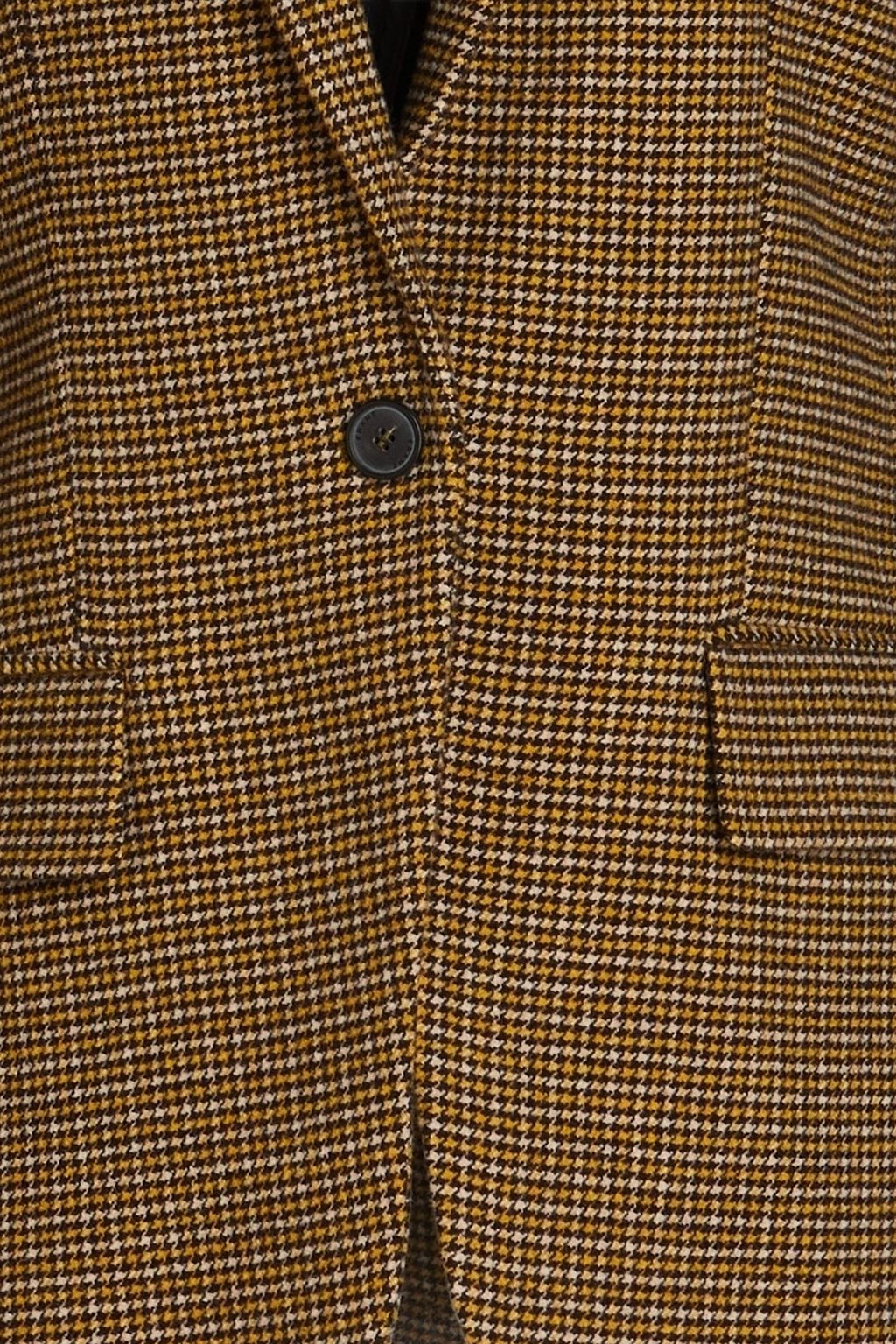 FRAME Houndstooth wool-blend blazer