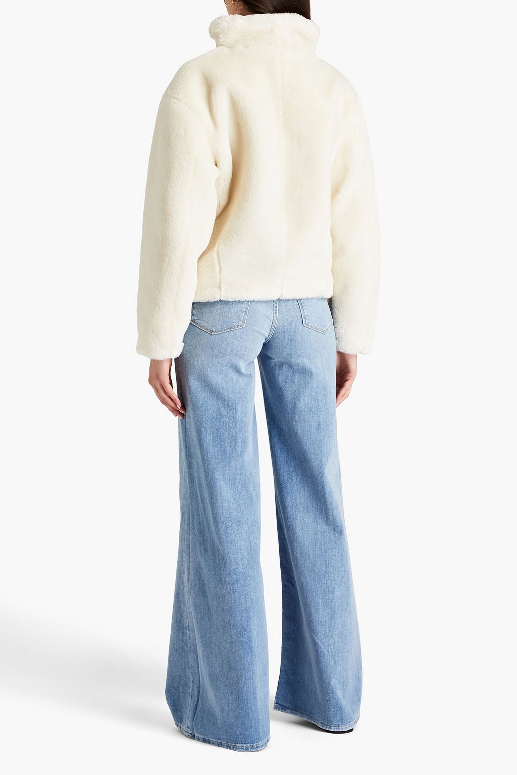 FRAME Faux fur jacket