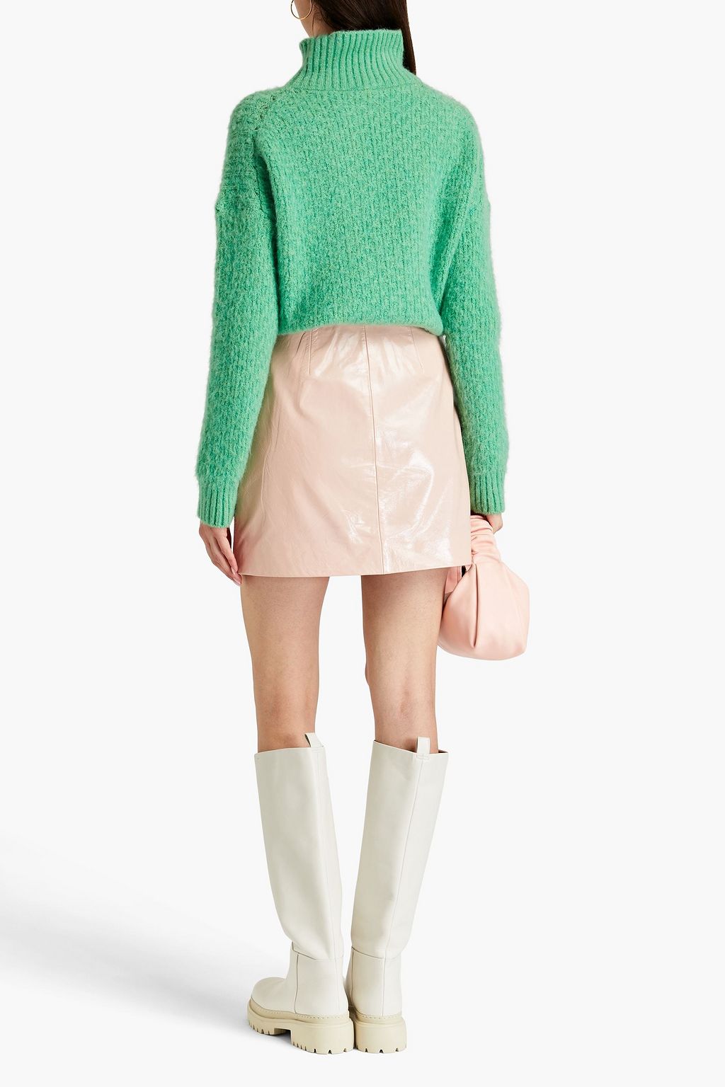 MAJE Knitted turleneck sweater