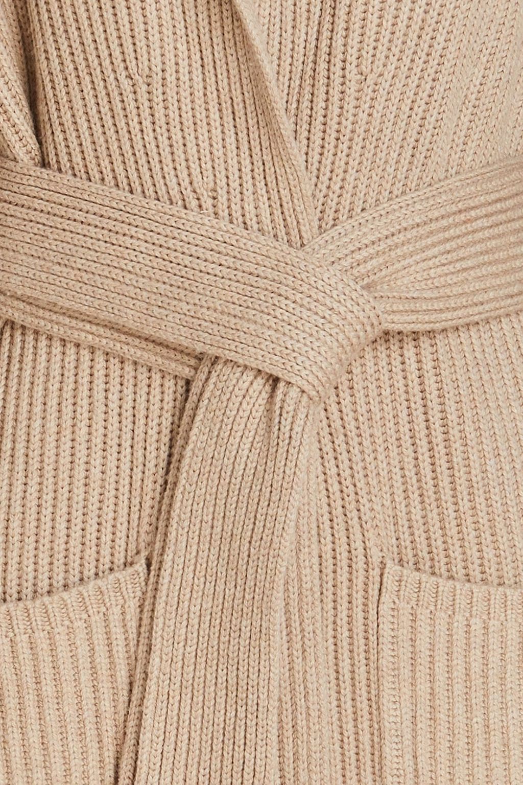 JOSEPH Ribbed cotton, wool and cashmere-blend coat