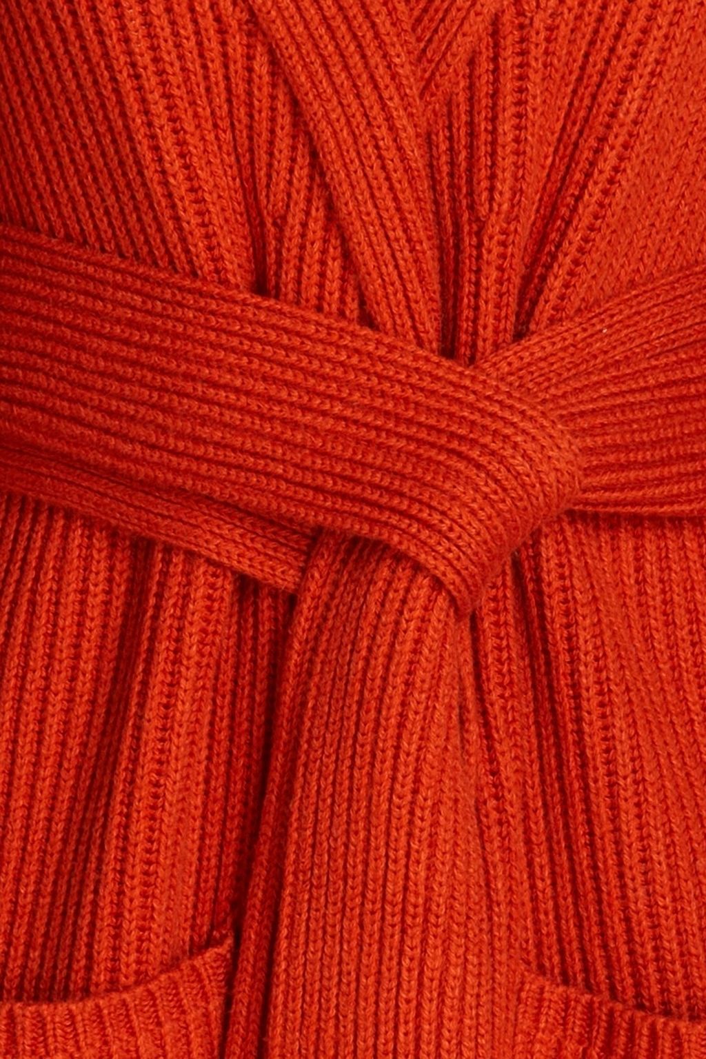 JOSEPH Ribbed cotton, wool and cashmere-blend coat