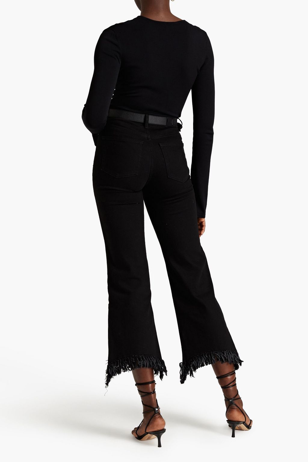 MAJE Cutout knitted bodysuit