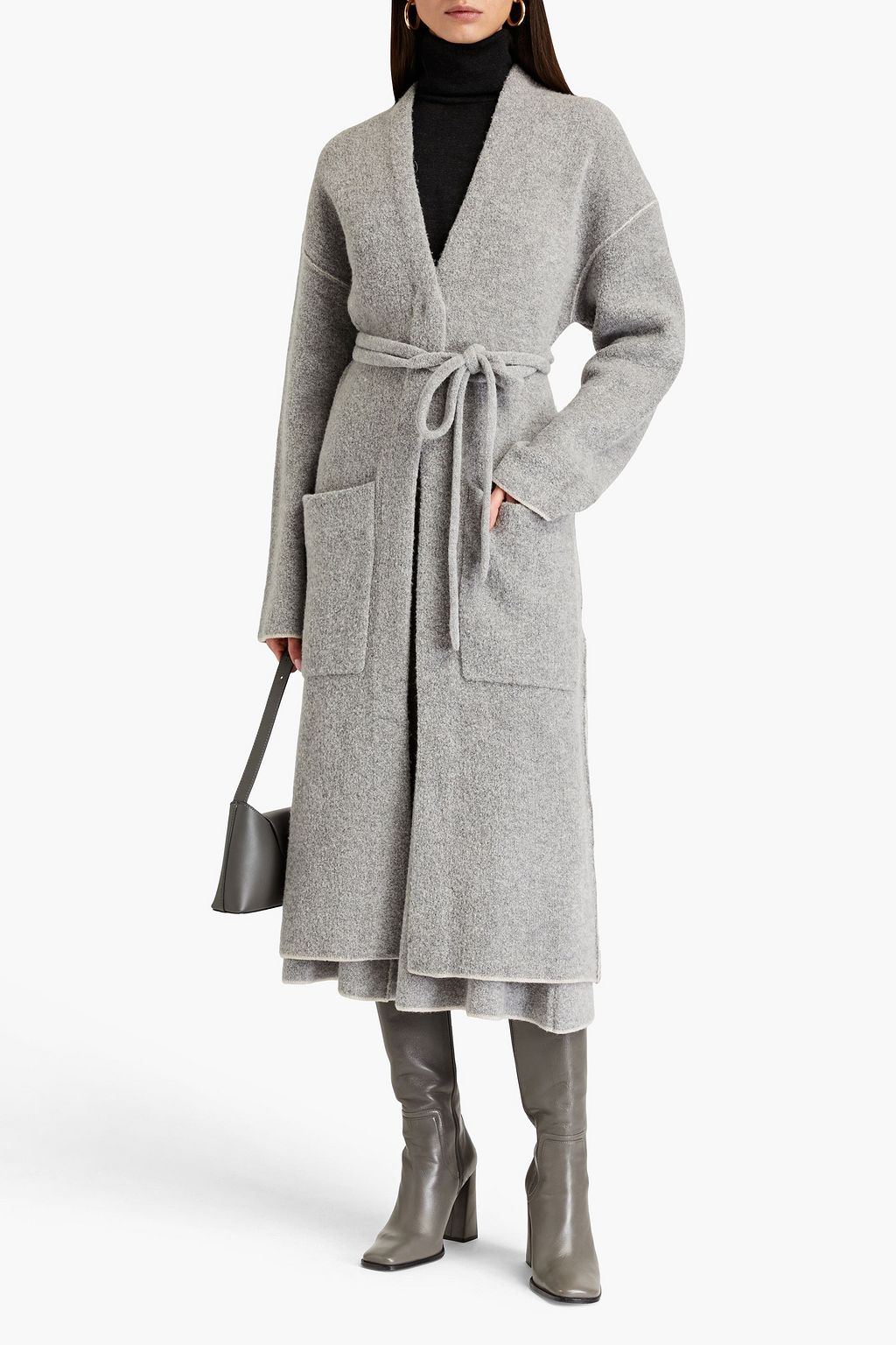 JOSEPH Wool-blend bouclé coat
