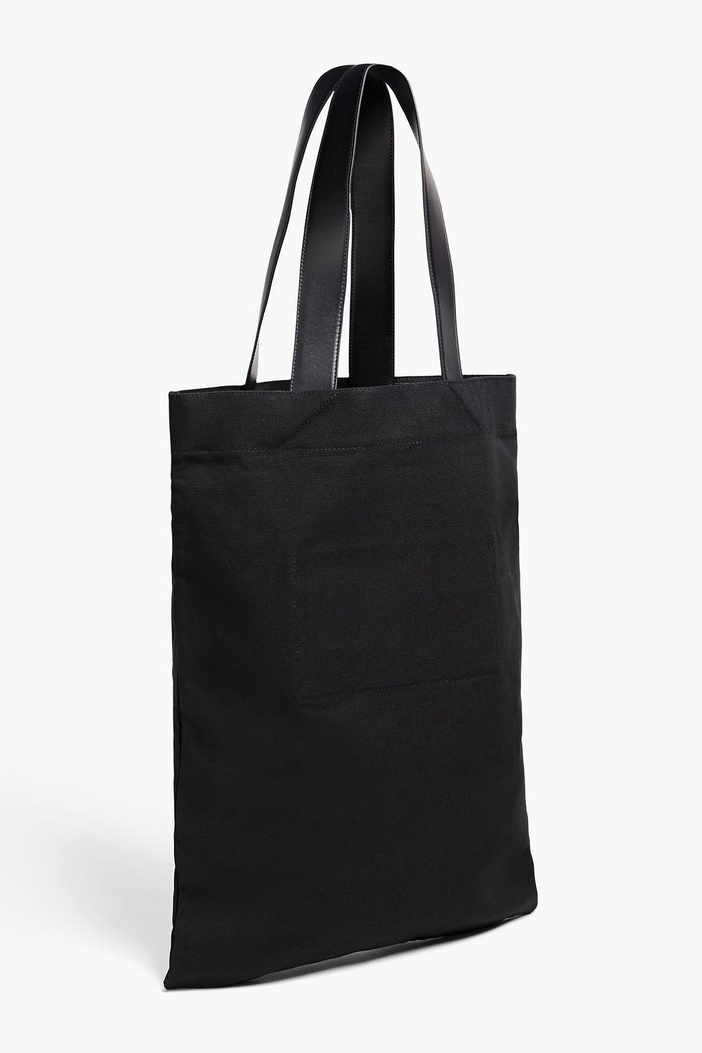 JIL SANDER Book キャンバス トートバッグ レザートリム
