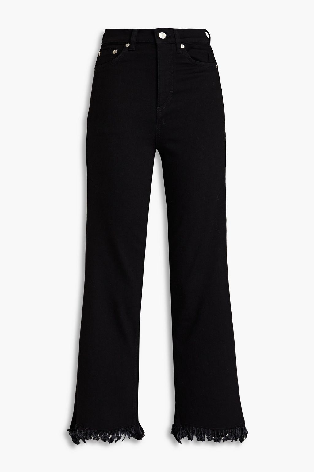 Black kick flare jeans hotsell
