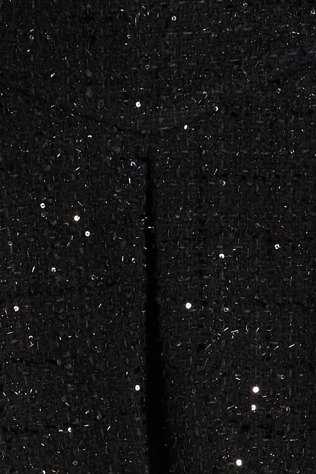 MAJE Sequin-embellished tweed shorts