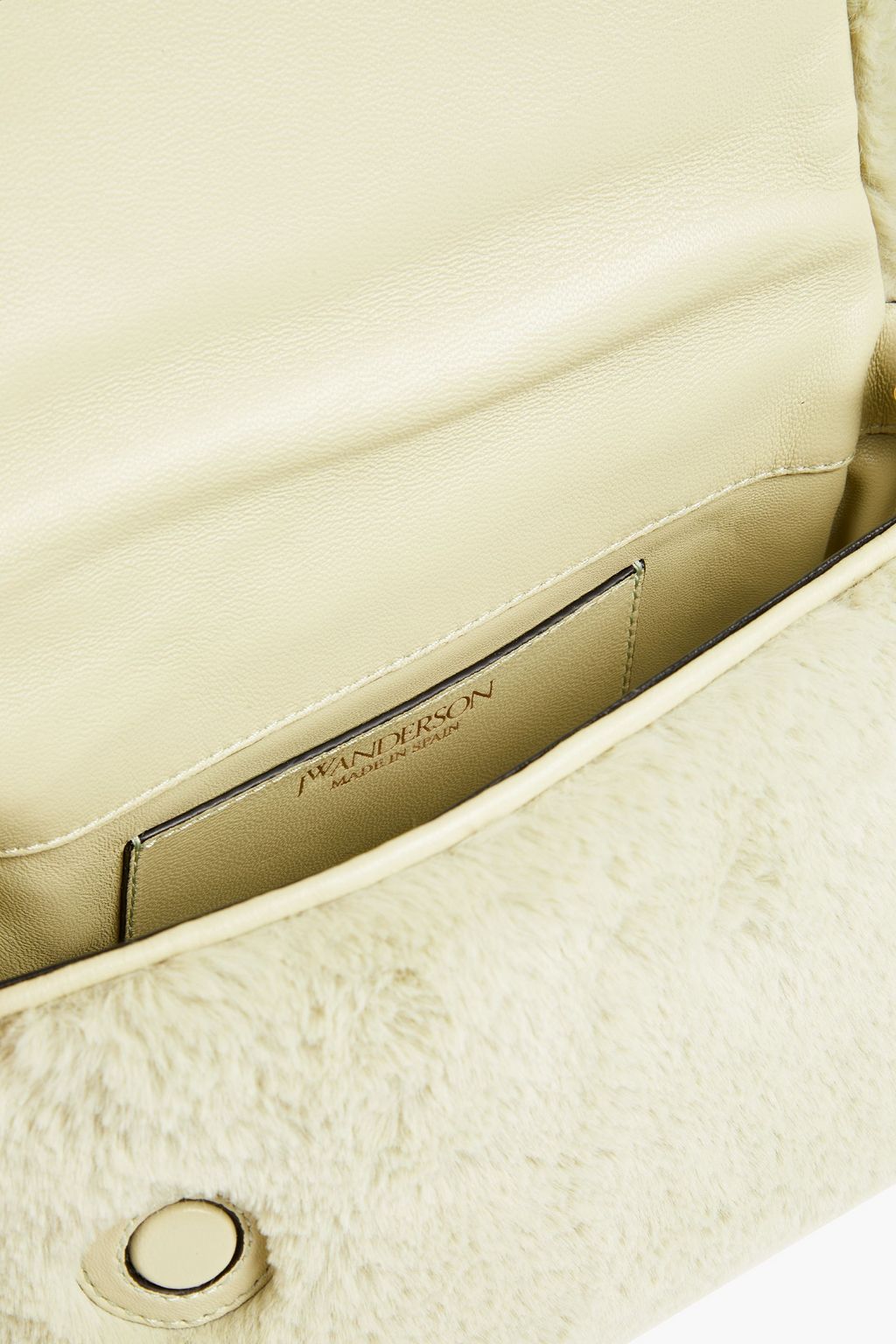 JW ANDERSON Midi Twister faux fur shoulder bag