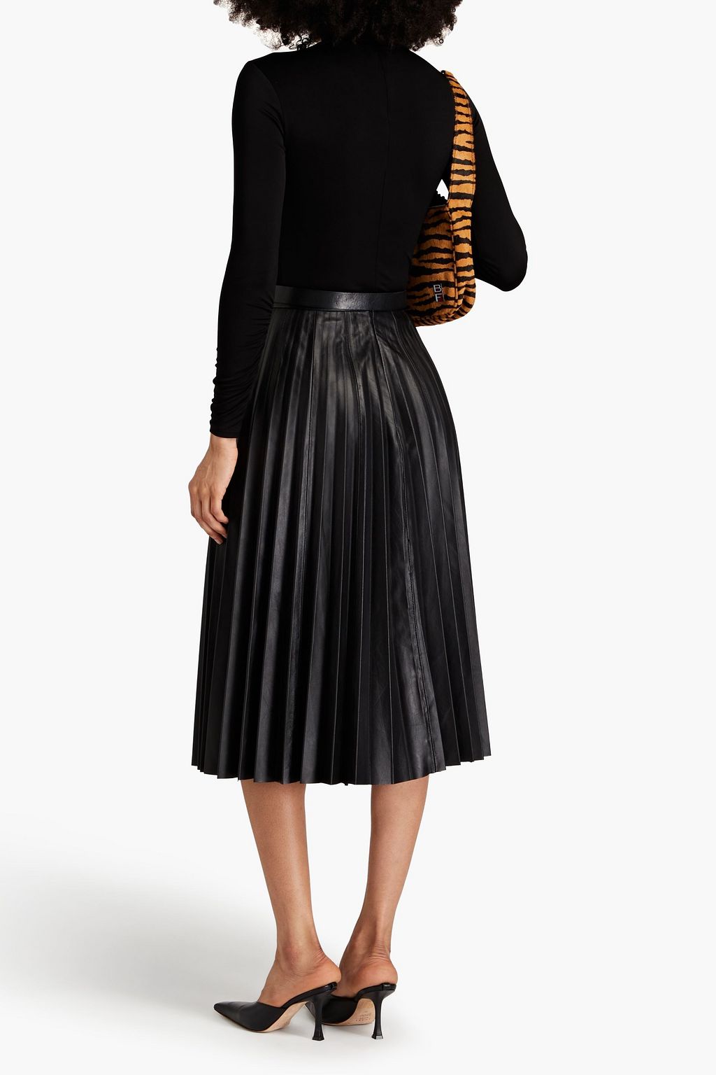 FRAME Stretch-jersey turtleneck top
