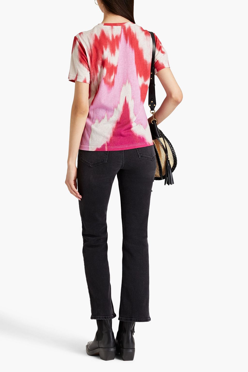MAJE High-rise bootcut jeans