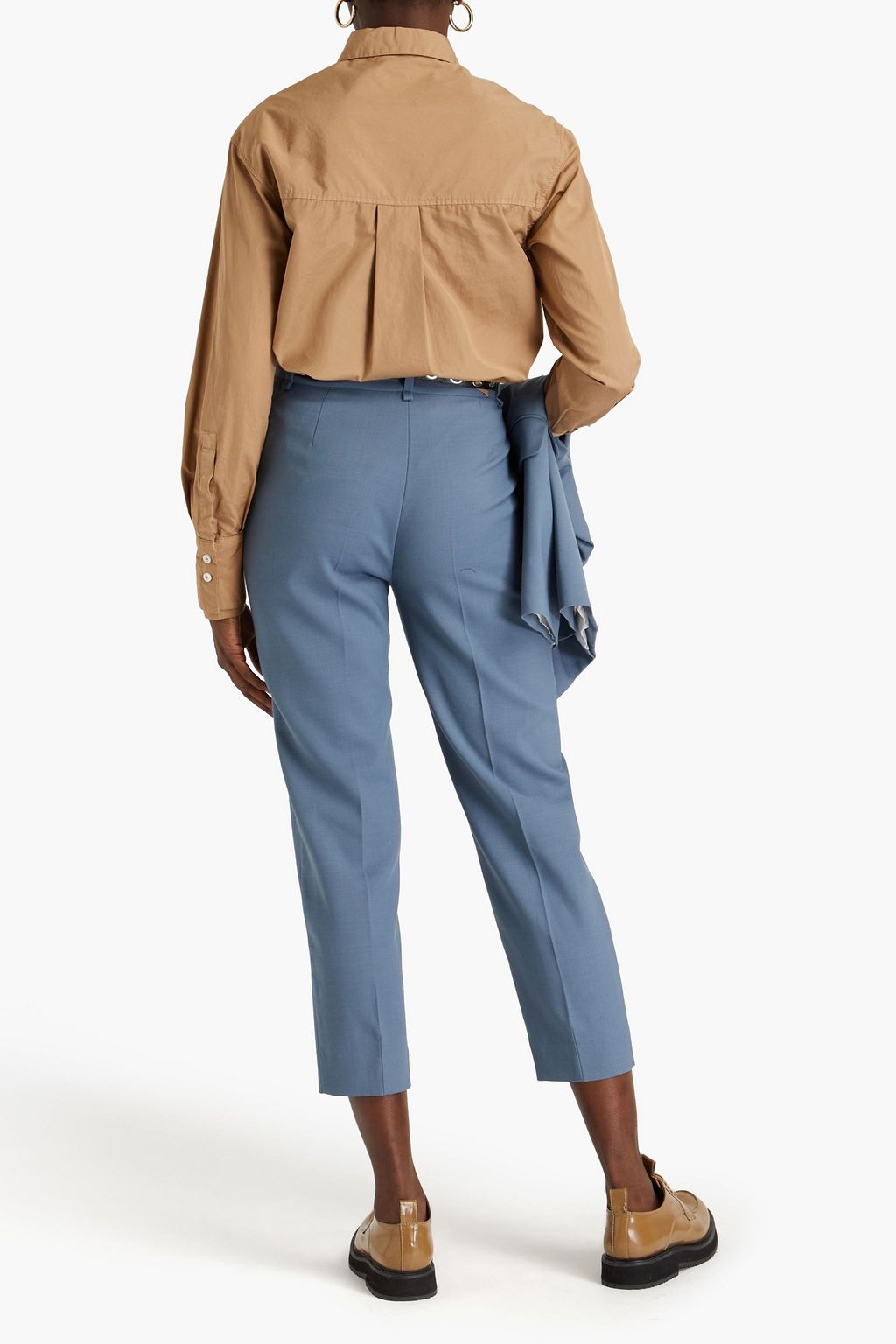 MAJE Twill tapered pants