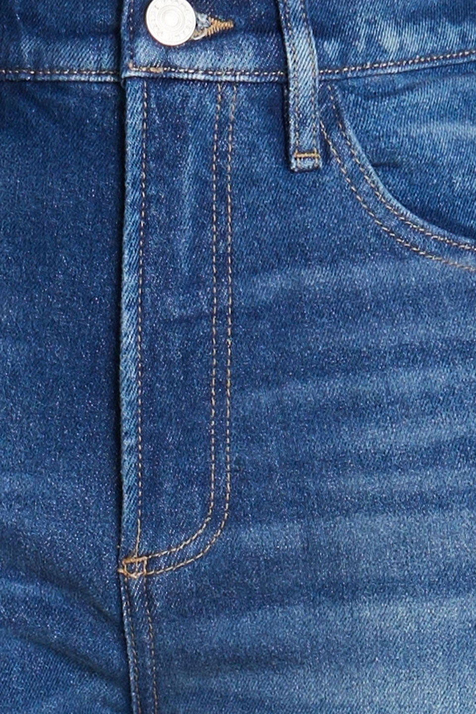 Frame Le High 'n' Tight Faded High-rise Tapered Jeans In Mid Denim