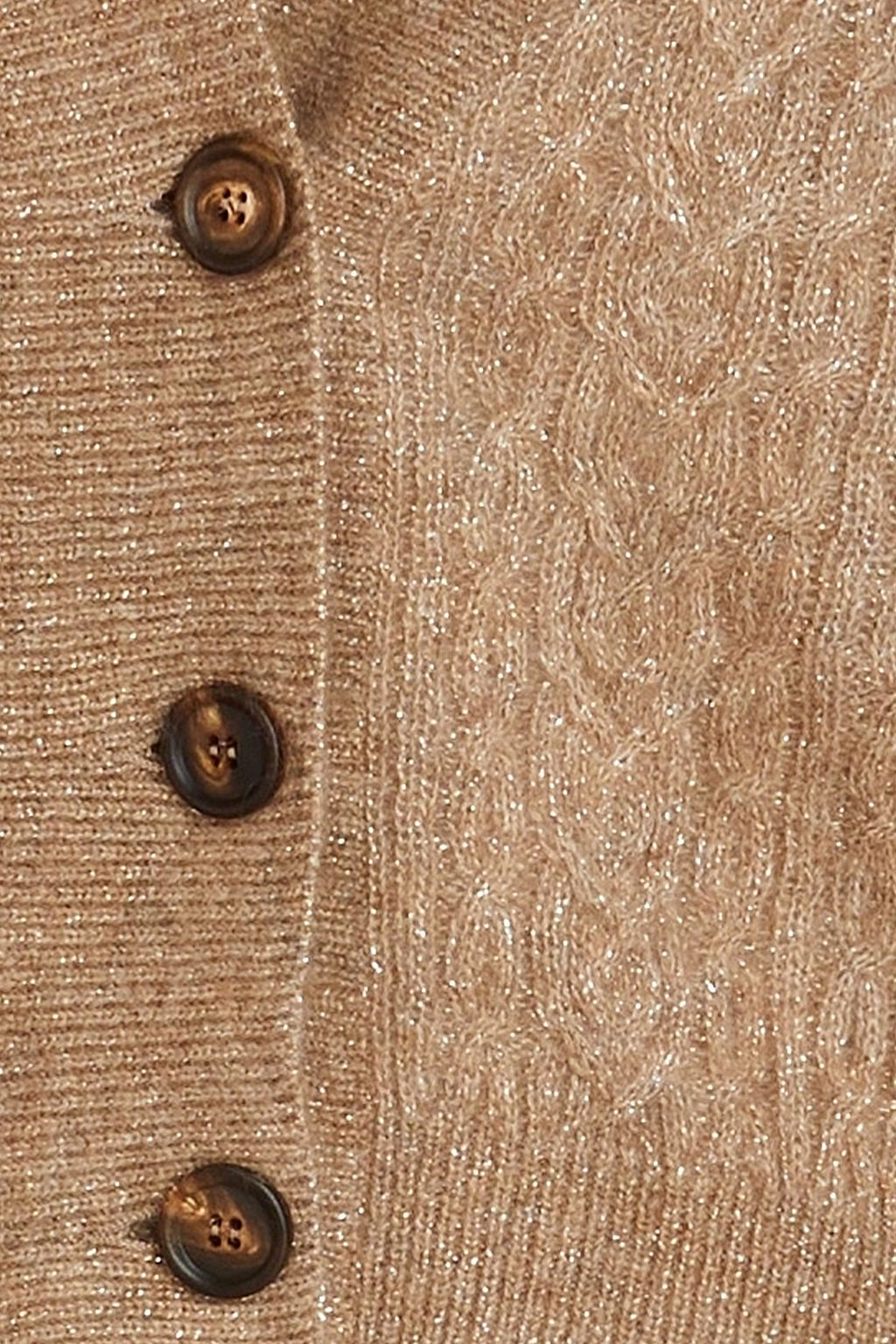 BRUNELLO CUCINELLI Oversized-Cardigan mit Zopfstrickmuster