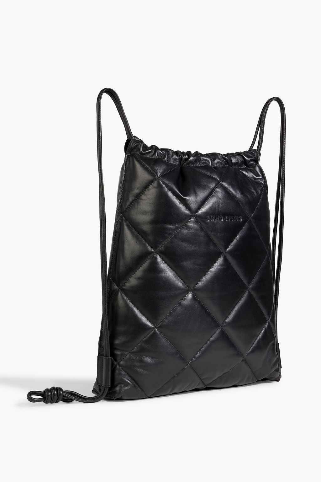 STAND STUDIO Riley quilted leather backpack | THE OUTNET