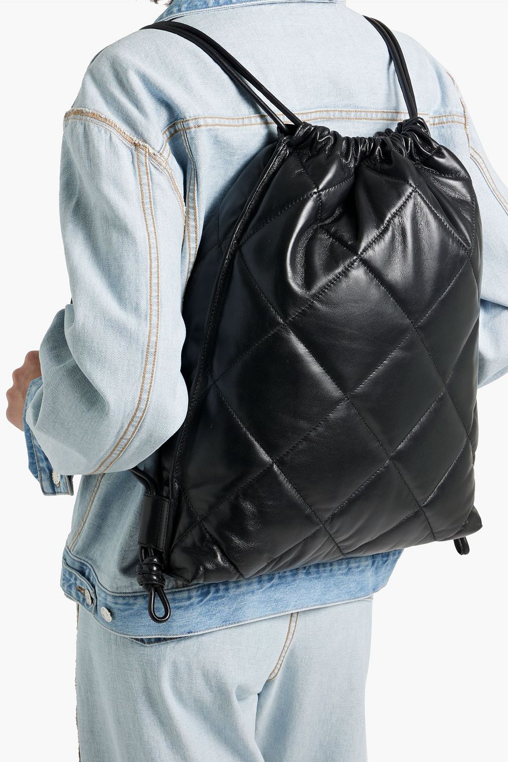 STAND STUDIO Riley quilted leather backpack | THE OUTNET