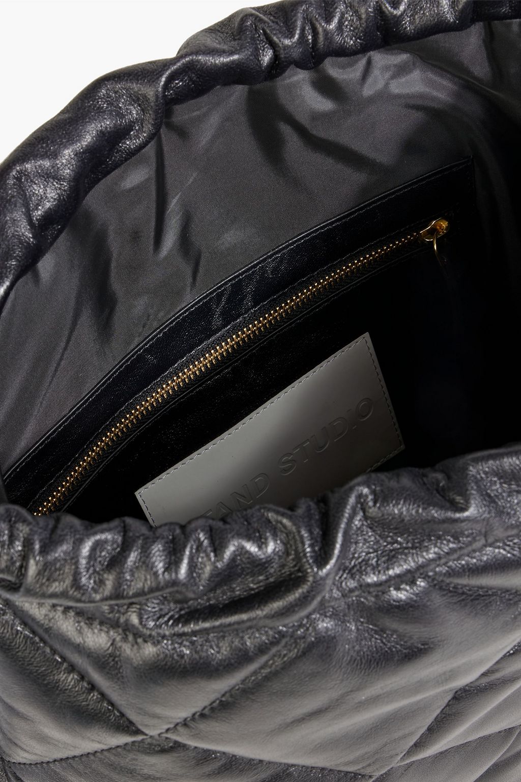 STAND STUDIO Riley quilted leather backpack | THE OUTNET