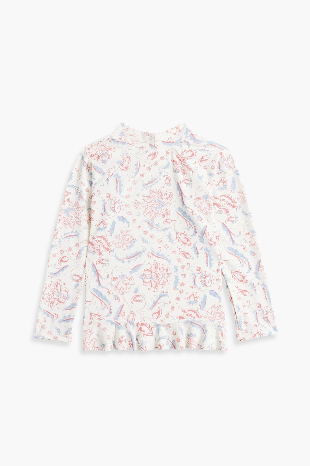 ZIMMERMANN Kids Zephyr ruffled printed rash guard