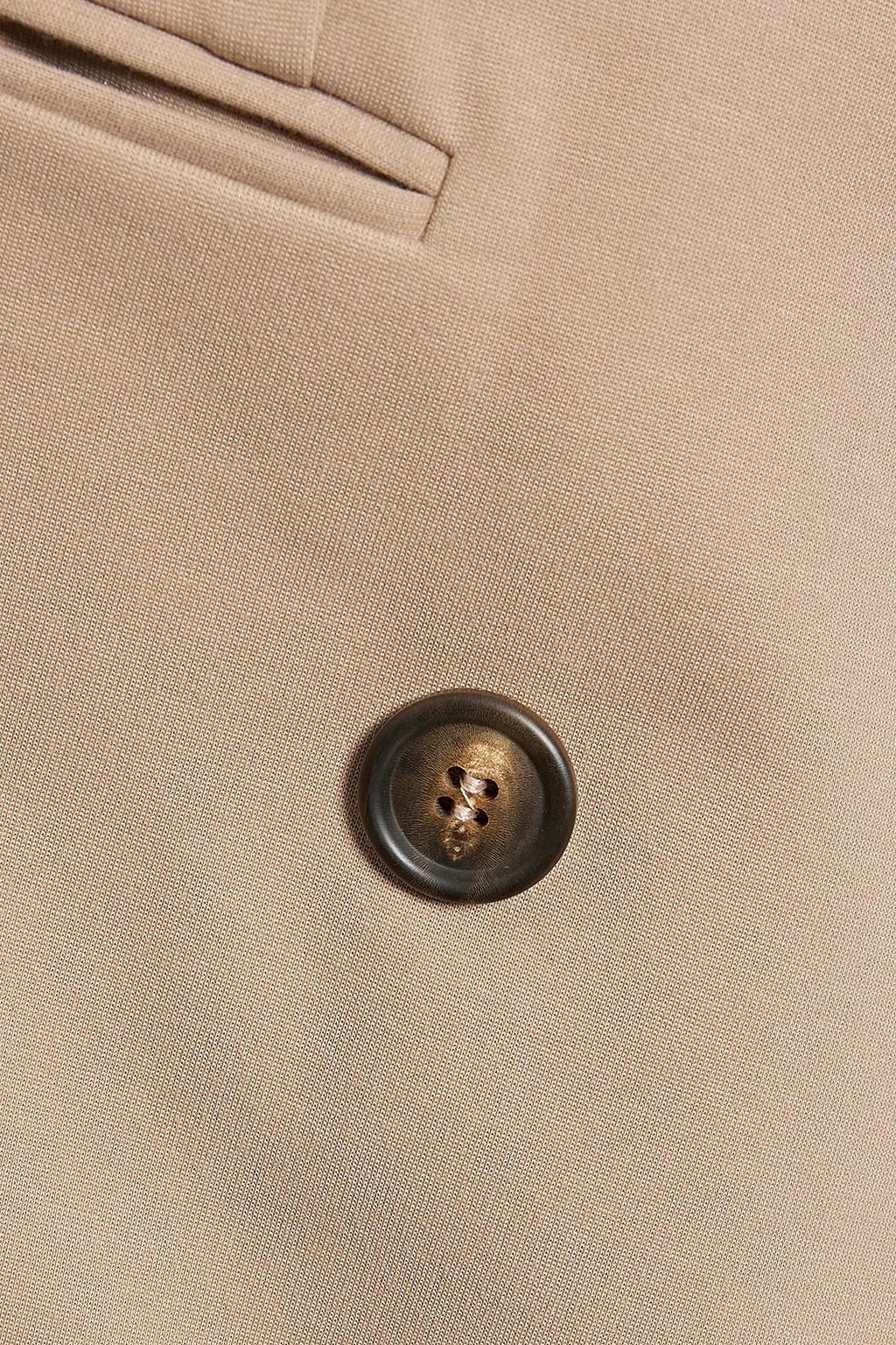 BRUNELLO CUCINELLI Double-breasted cotton-blend blazer