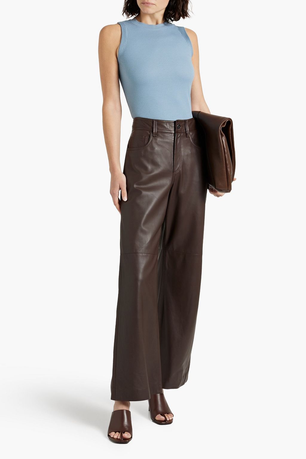 BRUNELLO CUCINELLI Ribbed cotton-jersey tank