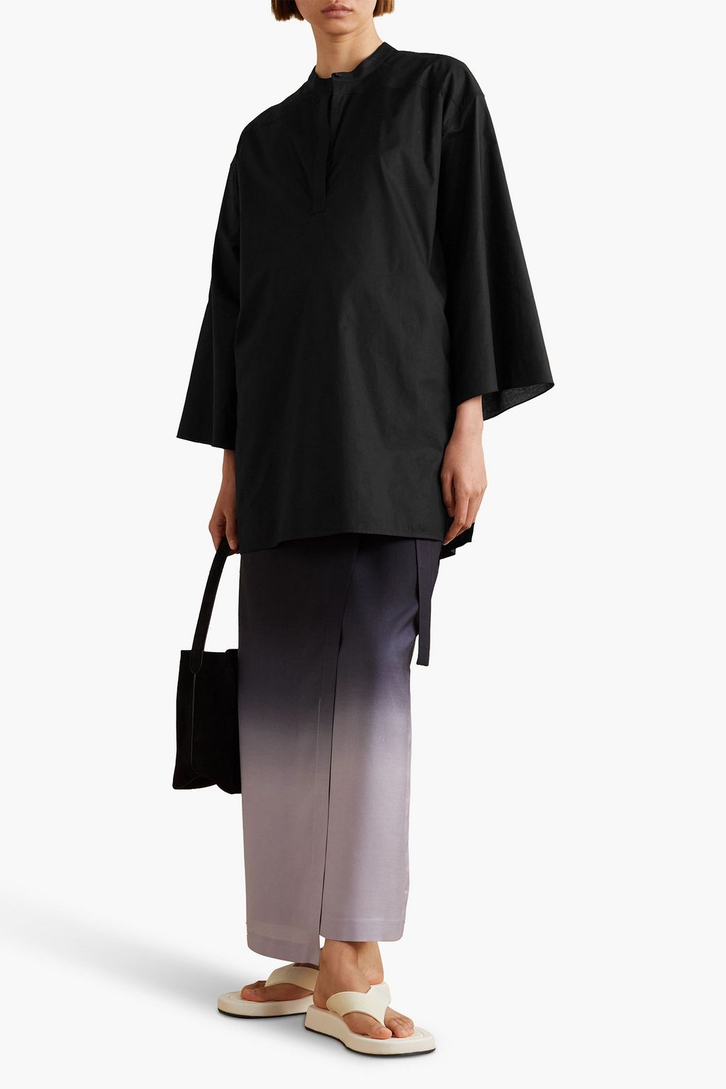 THE ROW Omao Oversized-Tunika aus Baumwoll-Voile
