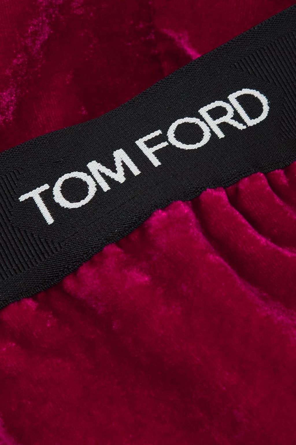 TOM FORD Velvet mini skirt
