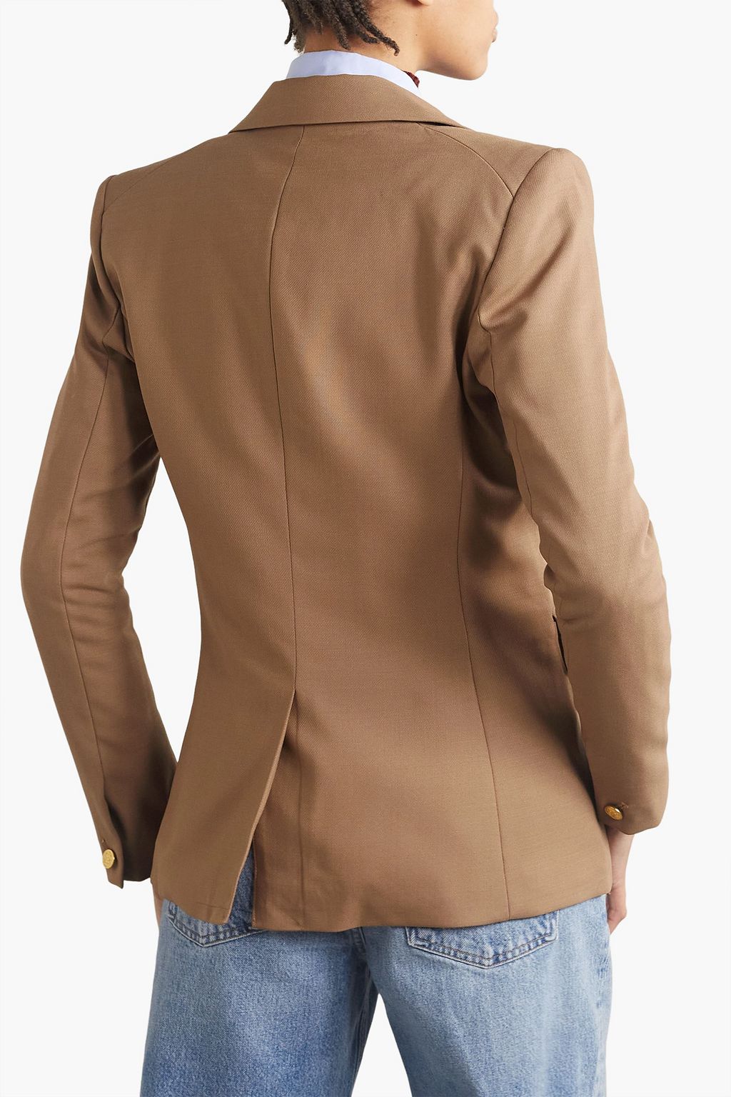 RAG & BONE Preston double-breasted wool-blend twill blazer