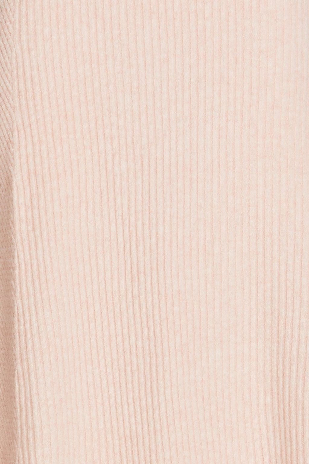 MAJE Ribbed-knit midi skirt
