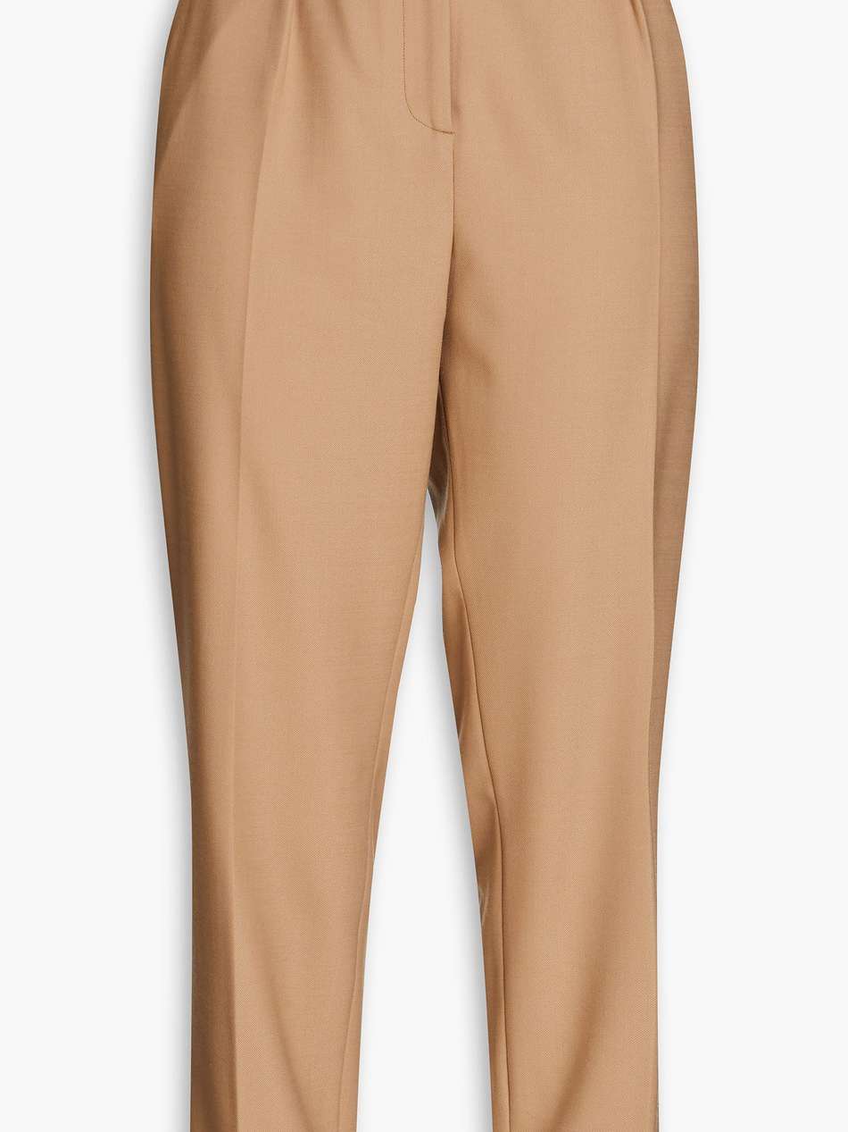 twill tapered pants
