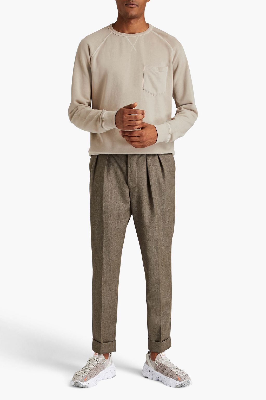 OFFICINE GÉNÉRALE Chris cotton-fleece sweatshirt