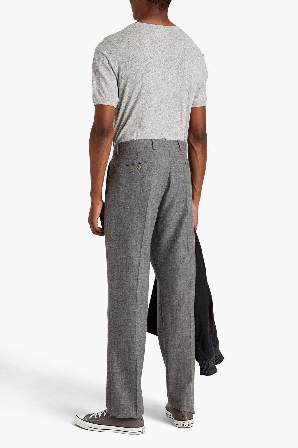 OFFICINE GÉNÉRALE Mélange cotton-jersey T-shirt