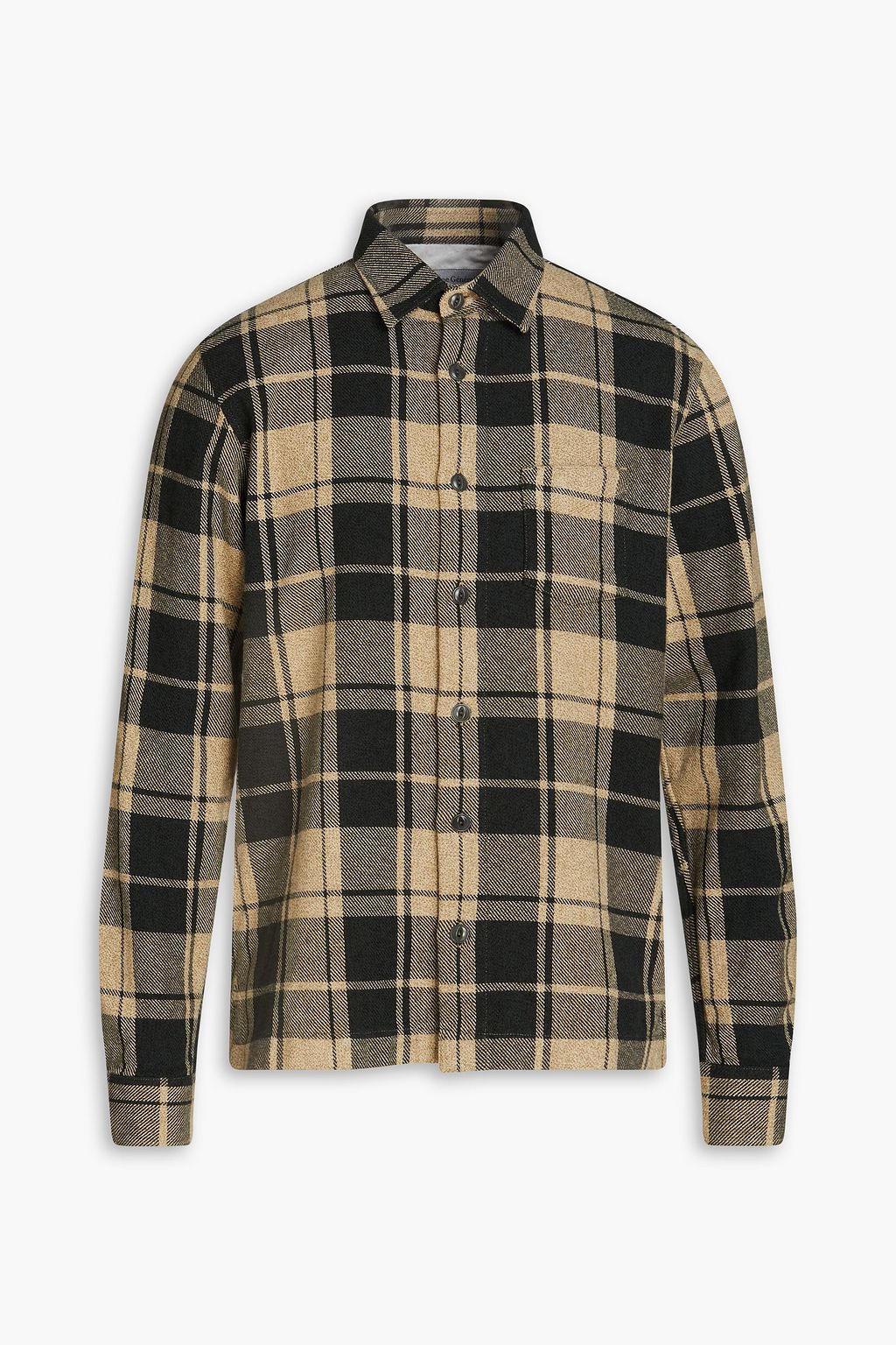 OFFICINE GÉNÉRALE Sol checked cotton-flannel shirt | THE OUTNET